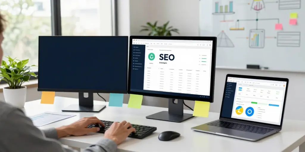 Instant indexing strategies visually explored in a modern digital workspace.
