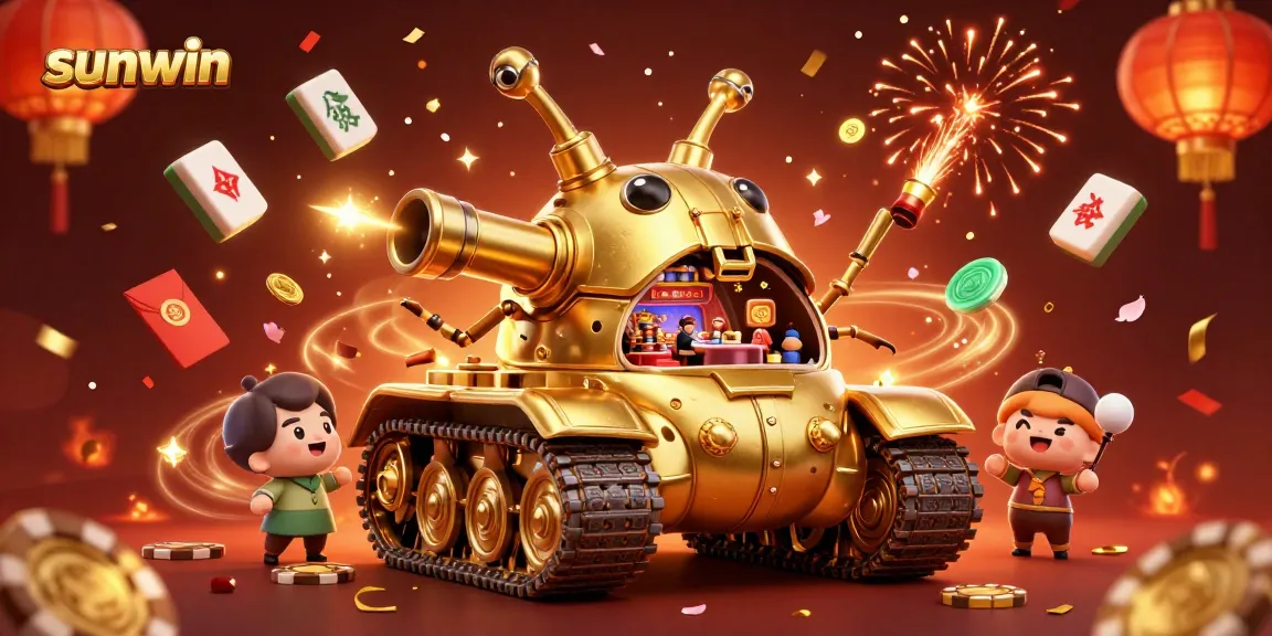 Experience thrilling gameplay at sunwin with a vibrant 3D illustration of a miniature casino